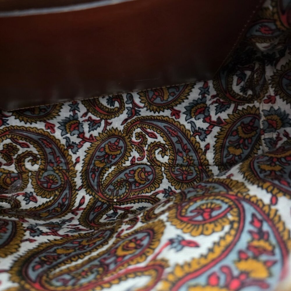 Noonday Monterey Shoulder or Hand Bag/Purse-Brown Woven Leather - Picture 9 of 12
